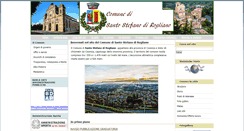 Desktop Screenshot of comune.santostefanodirogliano.cs.it